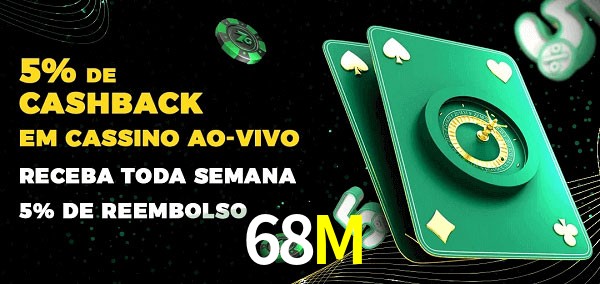 Promoções do cassino ao Vivo 68M
